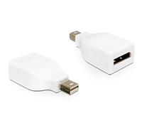 DELOCK Adaptateur Displayport mini DP -> DP St/Bu blanc