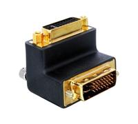 DELOCK Adaptateur DVI DVI(24+5) -> DVI(24+5) Bu/St 90°