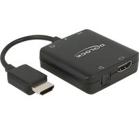 DELOCK Adaptateur HDMI A -> A St/Bu +3,5mm Wedge 4K