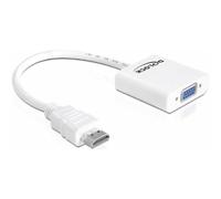 DELOCK Adaptateur HDMI A -> D-Sub15 mâle/femelle blanc