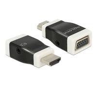 DELOCK Adaptateur HDMI A -> D-Sub15 St/Bu sans vis +Audio
