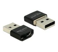 DeLOCK HDMI/USB-A adaptateur graphique USB Noir, Argent