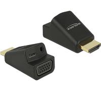 DeLOCK Adaptateur HDMI A mâle vers VGA femelle avec audio (screwless)