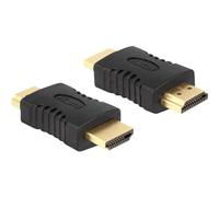 Adaptateur HDMI Delock 65508 [1x HDMI mâle - 1x HDMI mâle] noir contacts dorés