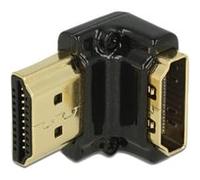 DeLOCK HDMI-A/HDMI-A male, F/M, 90° Noir, Adaptateur