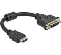 Delock Adaptateur HDMI mâle vers DVI 24+5 Femelle 4K 30 Hz 20 cm