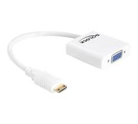 DELOCK Adaptateur HDMI mini C -> D-Sub15 mâle/femelle blanc