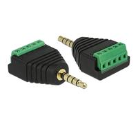 DeLock Adaptateur Jack 3,5 mm vers bornier 5 Broches