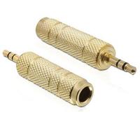 DeLock Adaptateur jack stéréo femelle 6,35 mm vers mâle 3,5 mm