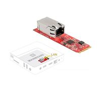 DeLOCK Adaptateur LAN convertisseur M.2 Key B+M mâle vers 1 Port RJ45 2,5 Gigabit LAN Horizontal