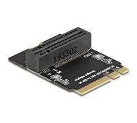 Delock Adaptateur M.2 Key E mâle vers Key M Slot coudé avec Support
