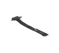 DeLOCK Adaptateur M.2 vers PCIe x4 NVMe, Câble 20cm, Connecteur d'alimentation 12V, Interface Hôte M.2, Interface de Sortie PCIe, Compatible NVMe.
