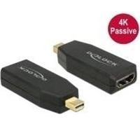 Delock Adaptateur mini DisplayPort 1.2 mâle > HDMI femelle 4K passif noir (65583)