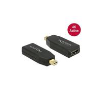 Delock adaptateur mini displayport 1.2 prise mâle > - hdmi femelle noir 4k aktiv, 65581