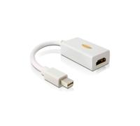 DeLOCK Adaptateur Mini DisplayPort Mâle vers HDMI Type A Femelle (Standard) Blanc - Réf: 65128