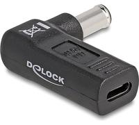DELOCK Adaptateur pour câble de Charge pour Ordinateur Portable USB Type-Câ¢ Femelle vers Sony 6,0 x 4,3 mm Mâle à 90° Marque