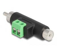 DeLOCK Adaptateur RCA mâle et RCA Femelle vers bornier Marque