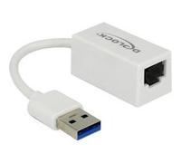 Delock - Adaptateur réseau - USB 3.1 Gen 1 - Gigabit Ethernet x 1 - blanc G
