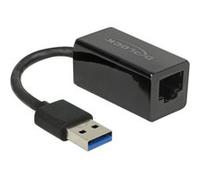 Delock - Adaptateur réseau - USB 3.1 Gen 1 - Gigabit Ethernet x 1 - noir G