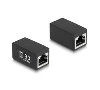 DeLOCK Adaptateur RJ45 Femelle á RJ45 Femelle Cat.6 Noir