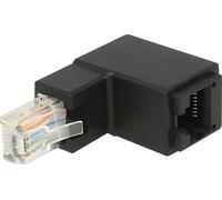 DELOCK Adaptateur RJ45 mâle coudé -> RJ45 Bu Cat.6 UTP