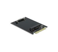 DeLOCK Adaptateur SATA 22 Broches vers mSATA, Interface Hôte SATA, Support S.M.A.R.T. et TRIM, NCQ, Dimensions 51 x 80 x 5 mm.