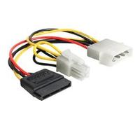 Delock - Adaptateur secteur - alimentation SATA, alimentation P4 pour alimentation interne 4 plots (M) - 15.5 cm
