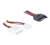 Delock - Adaptateur secteur - alimentation SATA (M) pour alimentation interne 4 plots, connecteur mini-alimentation 4 broches (F) - 30 cm G