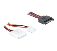 Delock - Adaptateur secteur - alimentation SATA (M) pour alimentation interne 4 plots, connecteur mini-alimentation 4 broches (F) - 30 cm