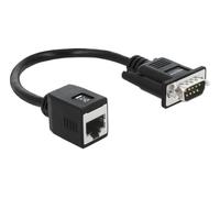 DELOCK Adaptateur série RS-232/422/485 DB9 mâle vers RJ45 mâle