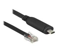 Delock - Adaptateur série - USB-C - RS-232 x 1 - noir G