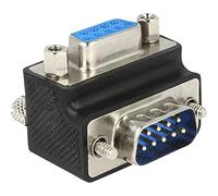 DeLock Adaptateur Sub-D 9 pôles DB-9 270° coudé 65595, vis/écrou interchangeables