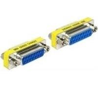 DeLOCK Adaptateur Sub-D - Commutateur de genre série - DB-15 (F) - DB-15 (F) (65480)