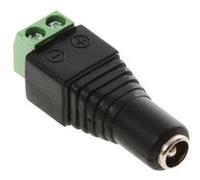 DeLock Adaptateur Terminalblock vers DC 2,5 x 5,5 mm femelle 65485