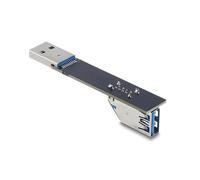 DeLOCK Adaptateur USB 10 Gbit/s USB type A femelle vers mâle tourné à 90° vers le bas