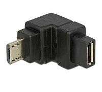 DeLOCK Adaptateur USB 2.0 Micro B Mâle vers USB 2.0 Micro-B Femelle coudé Bas