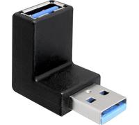 DeLock Adaptateur USB-A mâle vers femelle vertical coudé 90°