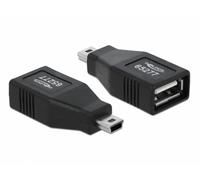 USB adapter - Adaptateur USB - USB (F) pour mini-USB de type B (M) - USB 2.0 - noir
