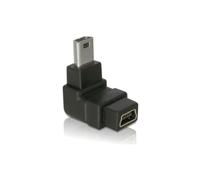 DeLOCK Adaptateur USB-B mini 5-pin Mâle vers USB-B mini 5-pin Femelle Noir - Réf. 65097