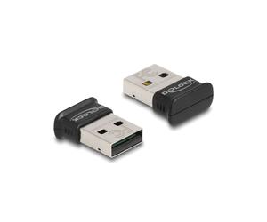 DeLOCK Adaptateur USB Bluetooth 5.0 Classe 1 - Portée 100m, USB 1.1, 3 Mbit/s, Chipset Realtek RTL8761BUV, Compatible Windows 8.1 à 11