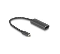 DeLOCK Adaptateur USB-C vers HDMI 8K HDR, DP Alt Mode, 7680x4320 @ 30Hz, HDCP 1.4/2.3, DisplayPort 1.4, Chipset VIA VL103 + Synaptics VMM6100, 0.2m