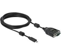 DELOCK Adaptateur USB-C vers série DB9 avec testeur RS-232 à 9 LED