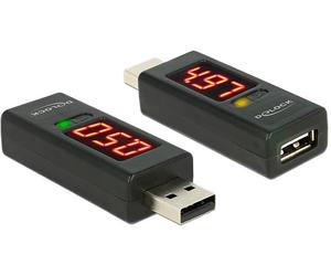 DeLock Adaptateur USB M/F avec indicateur V/A Delock 65569
