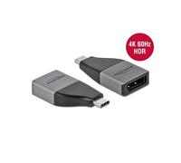 DeLOCK Adaptateur USB Type-C vers DisplayPort 4K 60Hz, DP Alt Mode, USB 3.2 Gen 1, Chipset Chrontel CH7213C, compatible Windows, macOS, Linux, Android