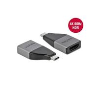 DeLOCK Adaptateur USB Type-C vers HDMI 4K 60Hz HDR, Mode DP Alt, USB 3.2 Gen 1, Chipset Realtek RTD2172U, Compatible Windows/macOS/Linux/Android