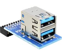 DELOCK Adaptateur USB3.0 Pinheader -> 2x A Bu/Bu horizon