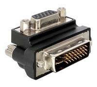 DeLOCK Adaptateur VGA mâle vers VGA Femelle 15 Broches vers DVI2 9 Broches mâle