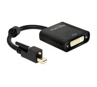 Delock - Adaptateur vidéo - Mini DisplayPort mâle pour DVI-I femelle - 25 cm - noir