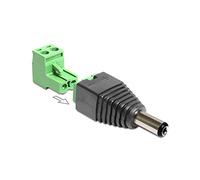 Delock Adapter DC 2.1 à 5.5 mm Male à Terminal Blo