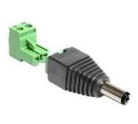 DeLock Adaptateur DC 2,1 x 5,5 mm mâle vers bornier 2 broches – 65422